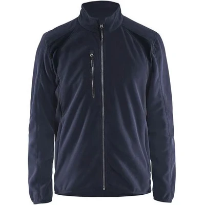 Image de Veste micropolaire marine foncé/noir
