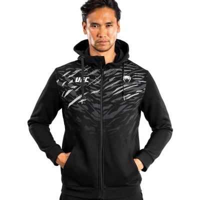 Afbeelding van Venum UFC Authentic Fight Night 4.0 Replica MENS Hoodies FULL ZIP Sweater met rits, Heren, Maat: XL, Black