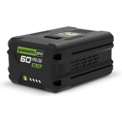 Afbeelding van Greenworks 60 V Accu Gen II 5,0 Ah 1,9 kg GB60B5 voor Tuinmachines Compatibel met Machines van Laadniveau Indicator