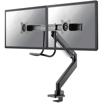 Afbeelding van Neomounts NM D775DXBLACK Monitor tafelbeugel 2 voudig 43,2 cm (17) 61 (24) Zwart Zwenkbaar, Roteerbaar, Kantelbaar