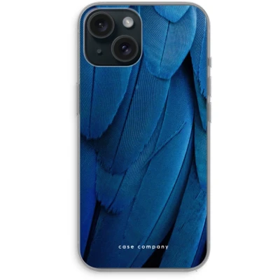 Afbeelding van Case Company® hoesje geschikt voor iPhone 15 Pauw Soft Cover Telefoonhoesje Bescherming aan alle Kanten en Schermrand
