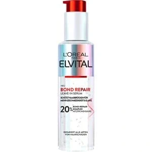 Afbeelding van L&#039;Oréal Paris Elvital Bond Repair Leave In Hair Serum tegen haarschade, bescherming voor minder breuk en gespleten haarpunten, meer glans, met complex