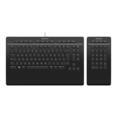 Image de 3Dconnexion Keyboard Pro with Numpad Ensemble de clavier et pavé numérique USB QWERTY Espagnol