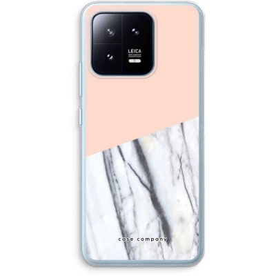 Afbeelding van Case Company® hoesje geschikt voor Xiaomi 13 Pro A touch of peach Soft Cover Telefoonhoesje Bescherming aan alle Kanten en Schermrand