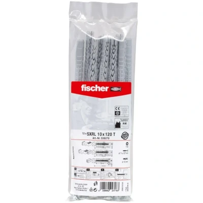 Afbeelding van Fischer kozijnplug / constructieplug 10x120mm Verzonken kop SXRL T 10 stuks