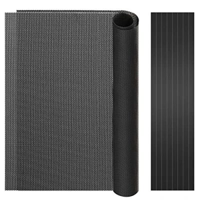 Afbeelding van MoKo 400 x 300 mm DIY pc stoffilter, [2 stuks] PVC ventilatorfilter met magneetband, ventilatorafdekkingsfilters netfilter voor computerbehuizing, zwart