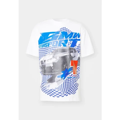 Afbeelding van Puma BMW MMS BIG Graphic TEE Tshirt print, Heren, Maat: Medium, White