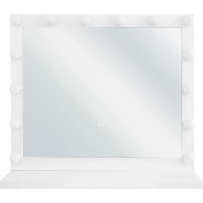Afbeelding van BEAUVOIR make up spiegel Wit IJzer