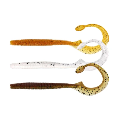 Afbeelding van Westin Ned Worm Curl Mix Shad Clear Water 12cm (5 stuks)