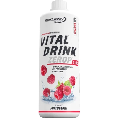 Afbeelding van Best Body Nutrition Low Carb Vital Drink 1000ml Raspberry