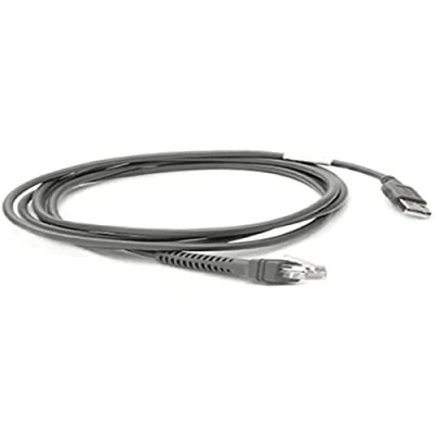 Afbeelding van Zebra CBA U21 S07ZBR seriële kabel Zwart 2,1 m USB EAS