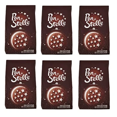 Image de Lot de 6 biscuits Mulino Bianco Pan di Stelle, 350 g