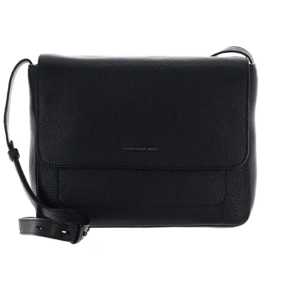 Afbeelding van MANDARINA DUCK Leren Schoudertas Mellow Leather Hunting Bag Nero Zwart