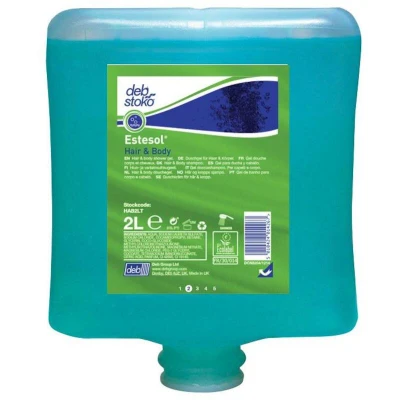 Afbeelding van DEB STOKO Estesol Hair &amp; Body universele douchegel voor haar en lichaam (2l patroon) HAB2LT