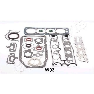 Afbeelding van JAPANPARTS KM W03 Complete pakkingsset, motor