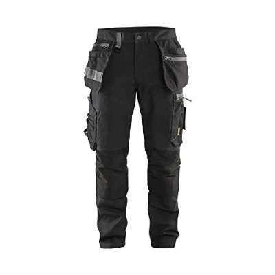 Afbeelding van Blaklader Werkbroek met stretchpanelen en spijkerzakken 1599 1343 Zwart D92
