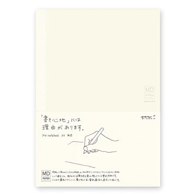 Afbeelding van midori md notebook ruled line free a5 by