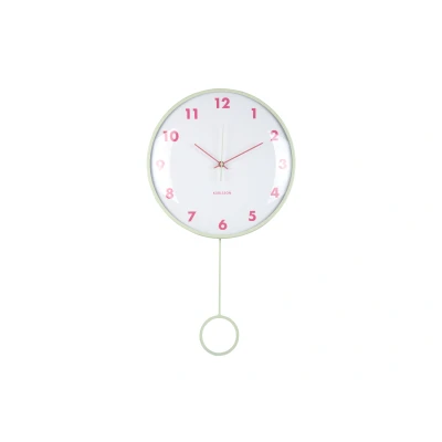 Afbeelding van Karlsson Wandklok Cheeky Dome Pendulum Zachtgroen