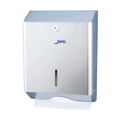 Afbeelding van Jofel AH14200 Zig Zag dispenser van gesatineerd roestvrij staal