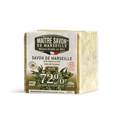 Afbeelding van Maitre savon de Marseille met olijfolie 200g COSMOS ORGANIC