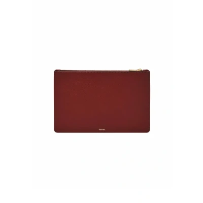 Afbeelding van Fossil Gifts Pouch Portemonnee, Dames, Maat: One Size, Red