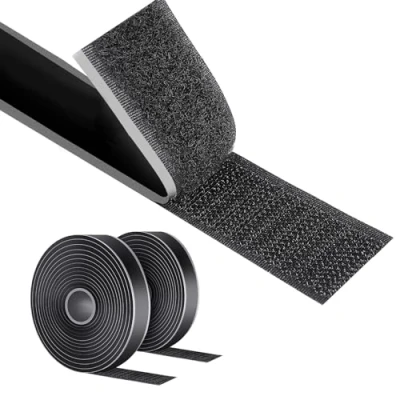 Afbeelding van AiQInu Extra sterk zelfklevend klittenband, 8 m x 20 mm, zelfklevende klittenbandsluiting, dubbelzijdig klittenband voor muggennet, handwerk