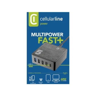 Afbeelding van Cellularline Wall charger 5 usb