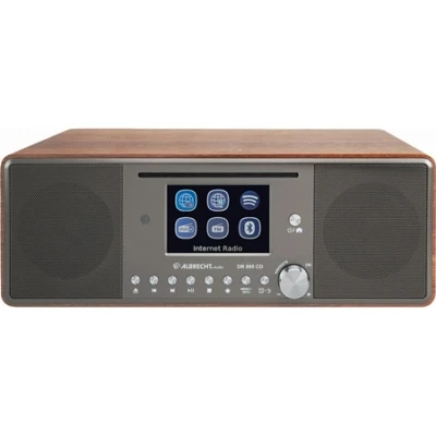 Afbeelding van Albrecht DR 895 Radio Internetradio DAB+ FM CD Spotify walnoot