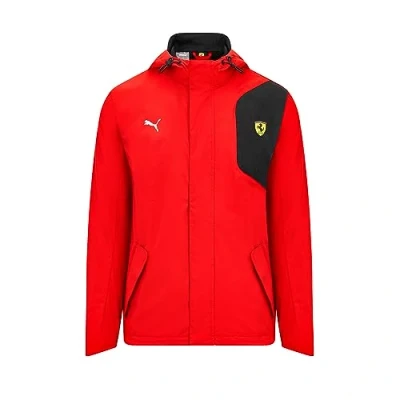 Afbeelding van Ferrari Regenjas 2024 L Rainjacket Charles LeClerc Carlos Sainz Formule 1