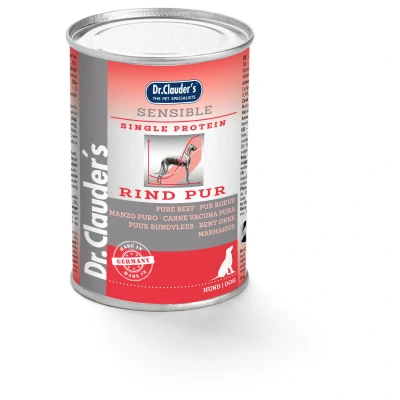 Afbeelding van Dr.Clauder&#039;s Sensible Puur 400 g Hondenvoer Rund