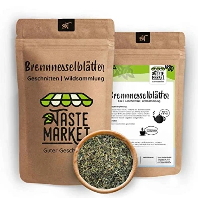 Afbeelding van 2 x 200 g gesneden brandnetelbladeren, brandnetelthee, brandnetel, zacht gedroogd, kruidenthee, 400