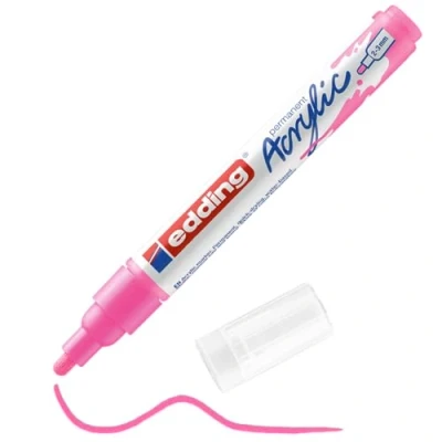 Afbeelding van edding 5100 Acrylic Marker neon roze 1 ST 2 3mm / 4 5100069