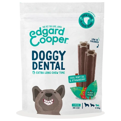 Afbeelding van Edgard&amp;Cooper Doggy Dental Aardbei&amp;Munt Hondensnacks S