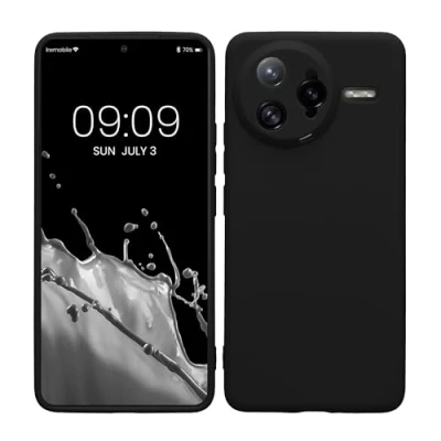Afbeelding van kwmobile telefoonhoesje geschikt voor Xiaomi Poco F7 Ultra Hoesje smartphone Precisie camera uitsnede In mat zwart