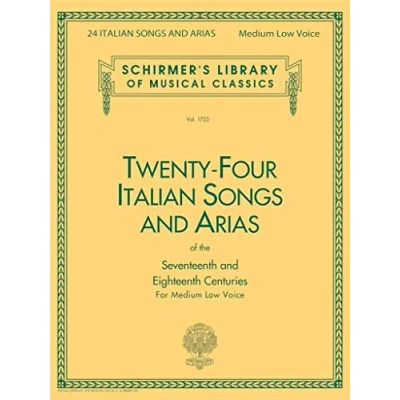 Afbeelding van Twenty Four Italian Songs and Arias of the 17th 18th Century