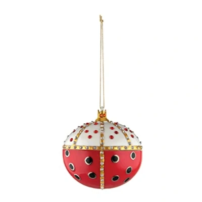 Afbeelding van Alessi kerstbal Faberjori Re Coccinello