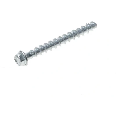 Afbeelding van Betonschroef zeskant verzinkt 6x60mm BM=5mm 100 stuks
