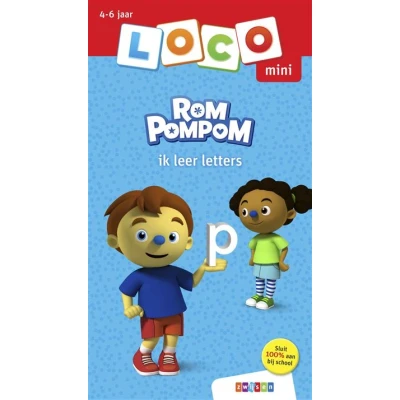 Image de Loco Mini Rompompom ik leer letters