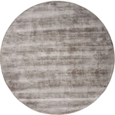 Afbeelding van Veer Carpets Vloerkleed Cos Viscose Taupe Rond ø200 cm