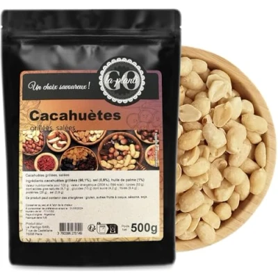Afbeelding van Gegrilde gezouten pinda&#039;s 500 g LA PLANTIGO