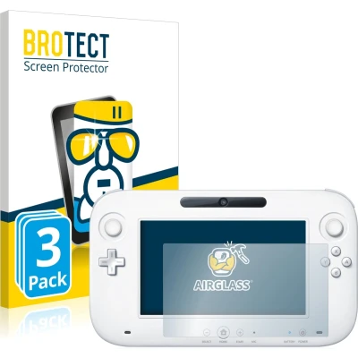 Afbeelding van BROTECT AirGlass kogelwerende glasfolie (3 Stuk, Wii U), Tablet beschermfolie