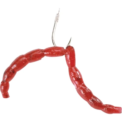 Afbeelding van Berkley Powerbait Micro Blood Worms Red (55st) Imitatie aas