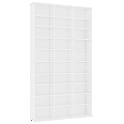 Afbeelding van vidaXL cd kast, 102 x 16 177,5 cm gelamineerd hout, wit