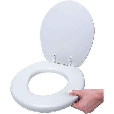 Afbeelding van Zachte toiletzitting met deksel WC bril Soft kussen