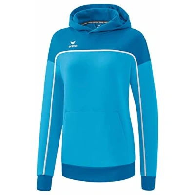 Afbeelding van erima CHANGE by sweatshirt met capuchon curacao/mykonos/wit / 36