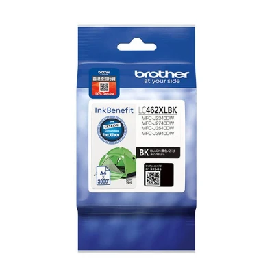 Image de Brother LC462XLBK Haute capacité noir original cartouche d&#039;encre pour MFC J2340DW, J3540DW, J3940DW