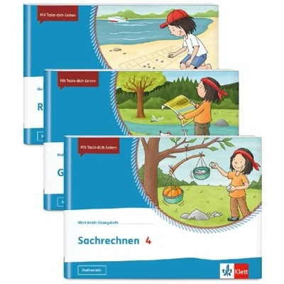 Afbeelding van Mein Anoki Übungsheft. Paket Mathematik 4. Richtig rechnen, Geometrie, Sachrechnen