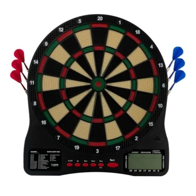 Afbeelding van KOTO Soft 590, Elektronisch Dartbord, Dartbord met Softtip Darts, E Darts Multiplayer, 32 spellen en meer dan 590 variaties, Professioneel Dartspel, DartSet.