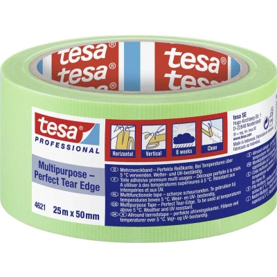Afbeelding van Tesa multifunctionele tape 4621 groen breed 50mm (25mtr)