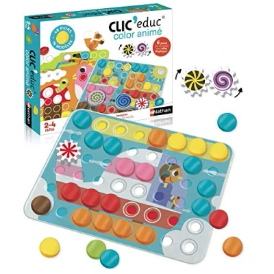 Afbeelding van Nathan Clic educ Color Animé leerspel met optische effecten vanaf 2 jaar